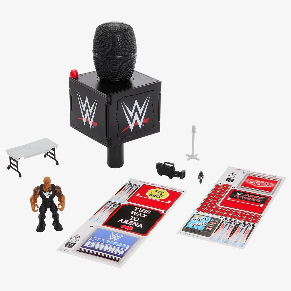 Wwe Final Boss Knuckle Crunchers Microphone Playset