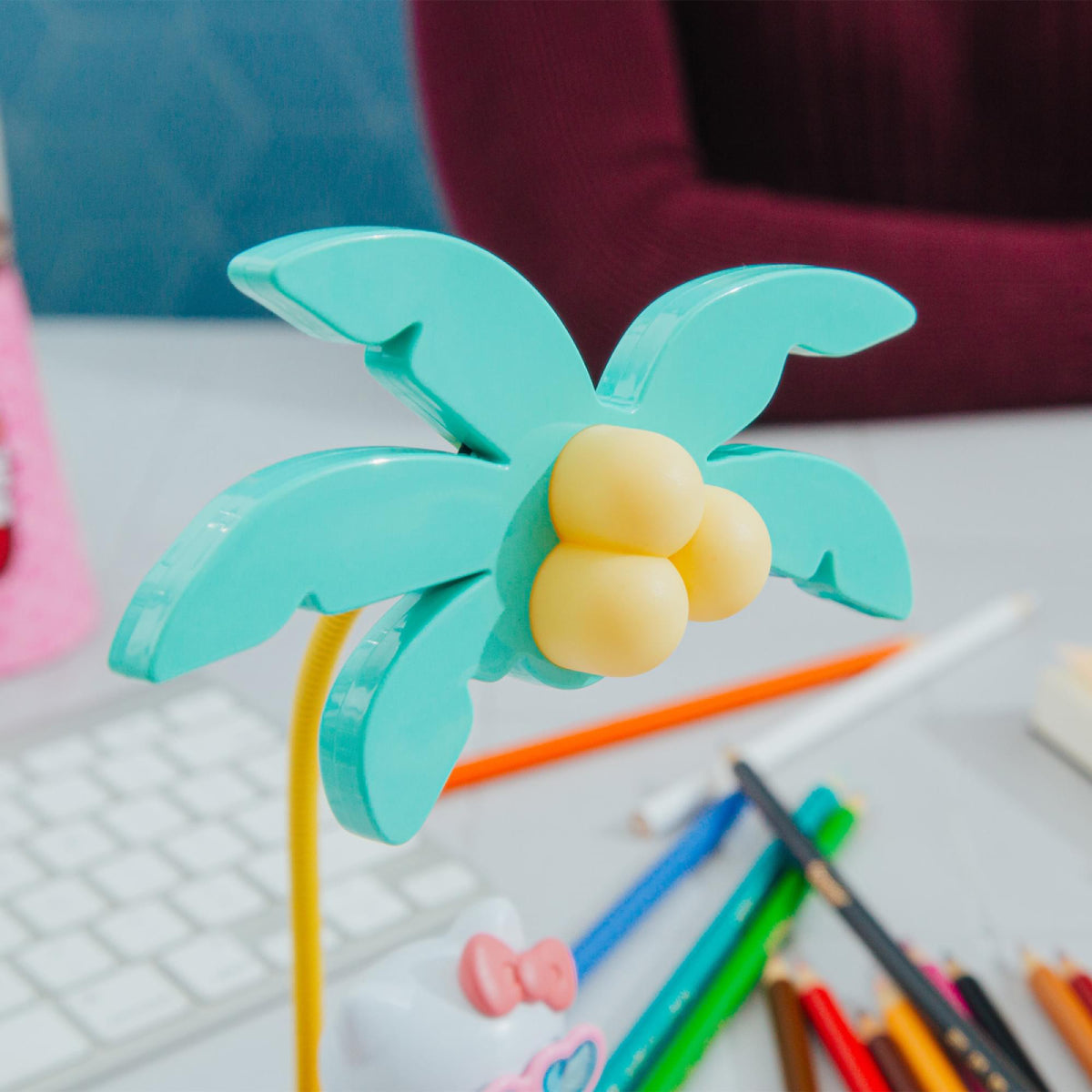 Sanrio Hello Kitty Pool Party 8" Mini Gooseneck Mood Light Figure