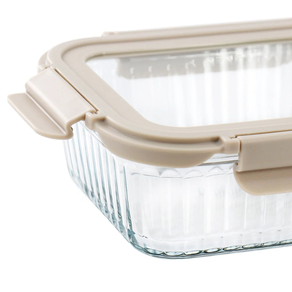 Martha Stewart 140904 Everyday Clifftop Glass Storage Container Set (4 Pieces)