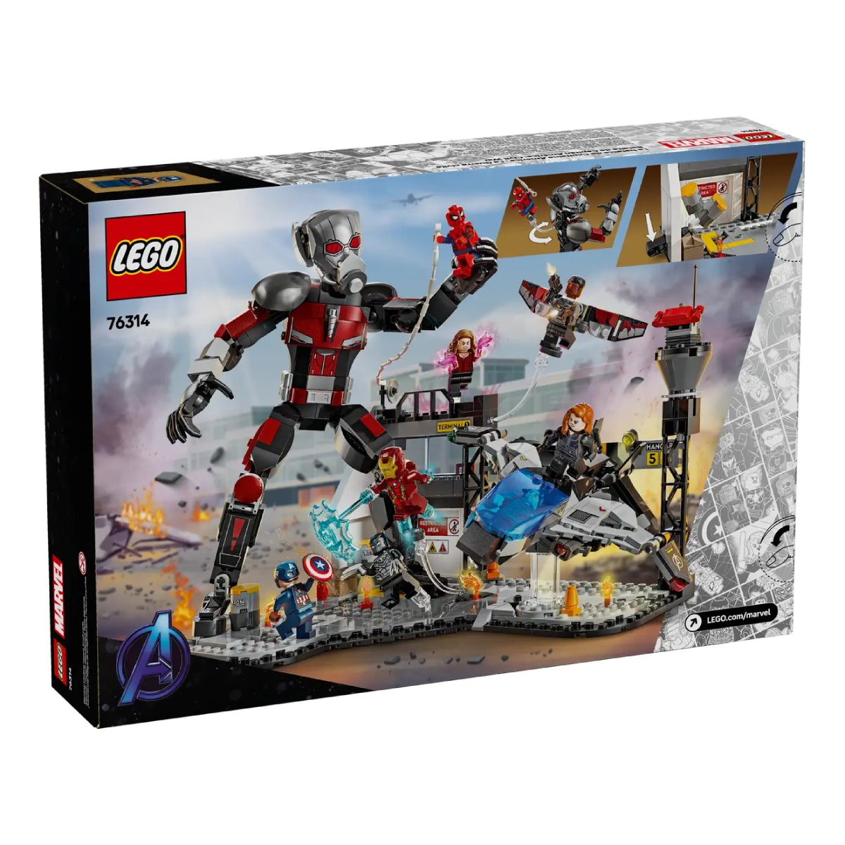 LEGO Marvel Captain America Civil War Action Battle Building Toy Set (736-Pieces)