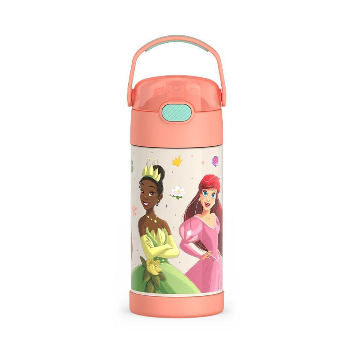 Thermos Funtainer Princess 12 oz Water Bottle with Straw - Peach