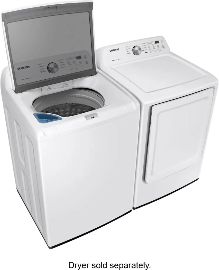 Samsung 4.5 Cu. Ft. High-Efficiency Top Load Washer with Vibration Reduction Technology+ - White