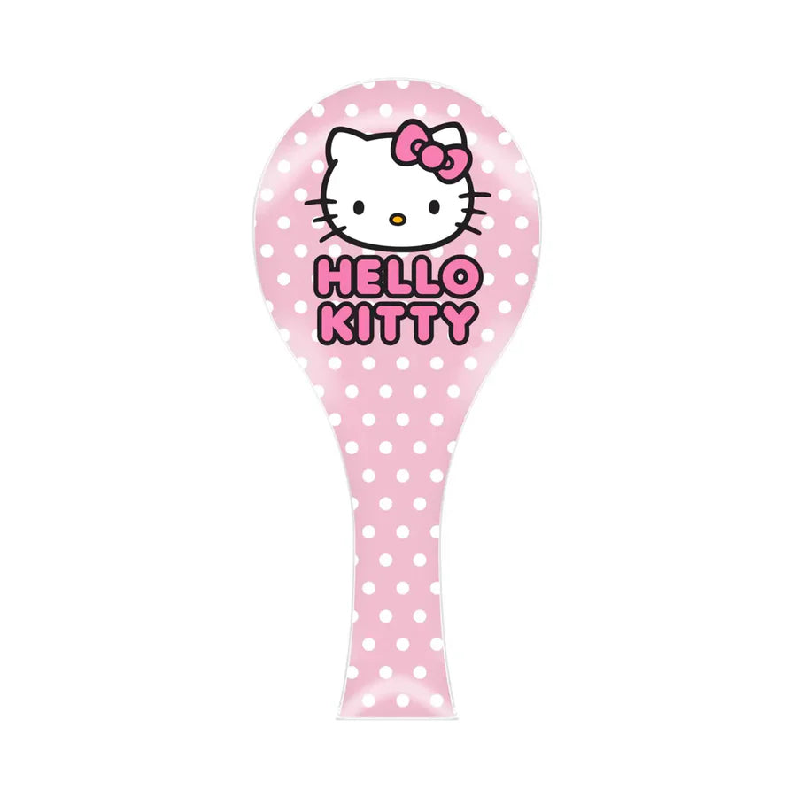 Sanrio Hello Kitty Bow and Dots Ceramic Spoon Rest with Handle - Pink
