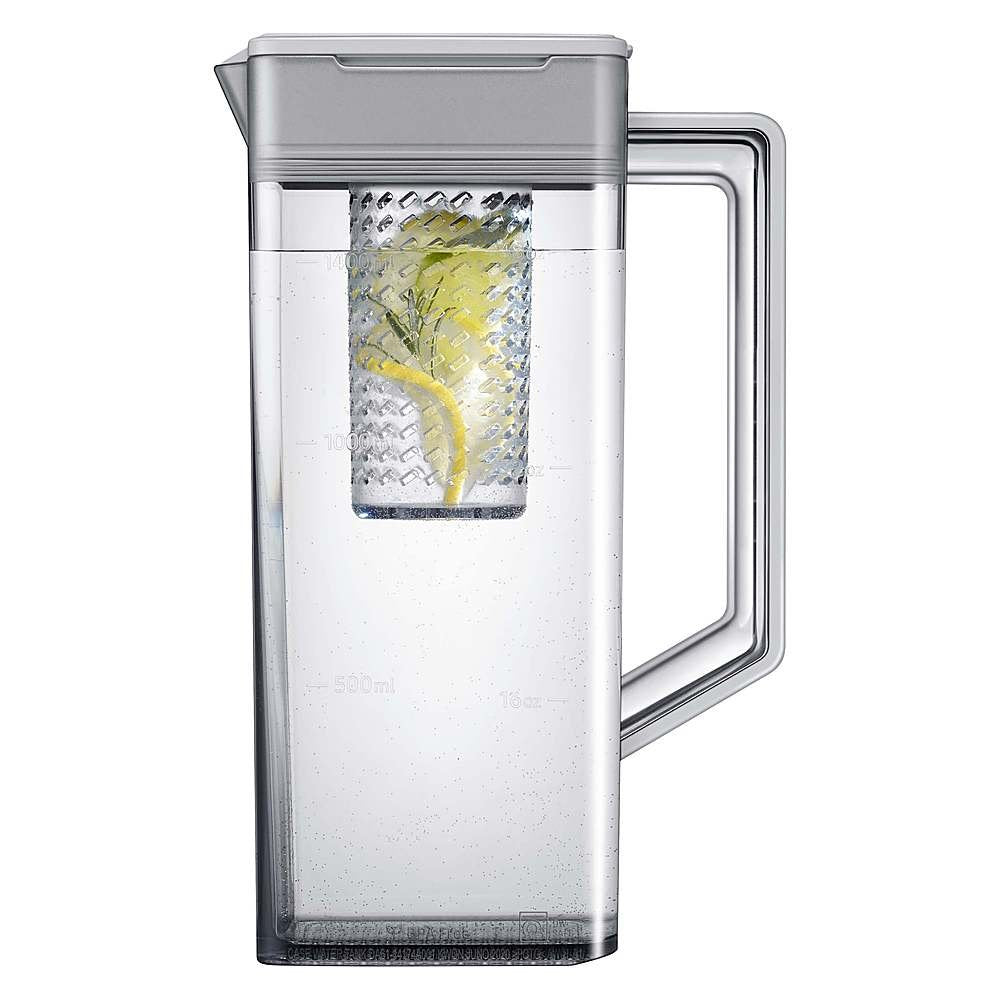Samsung Bespoke RF24BB69006M 24 cu. ft. Counter-Depth 3-Door French-Door Refrigerator - White/Gray