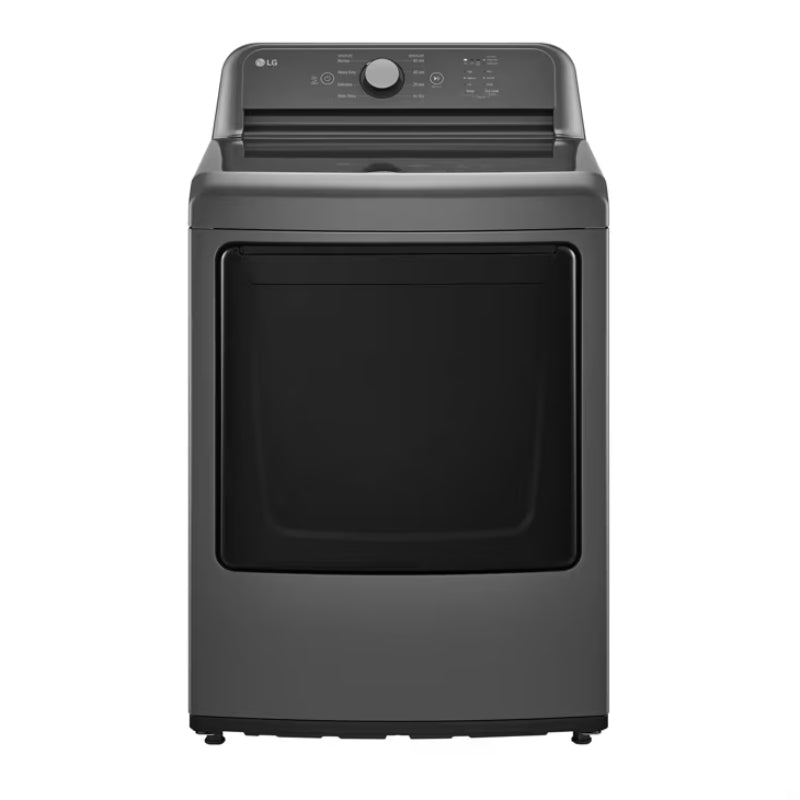 LG DLG6101M 7.3 cu. ft. Ultra Large Capacity Rear Control Gas Dryer - Monochrome Gray