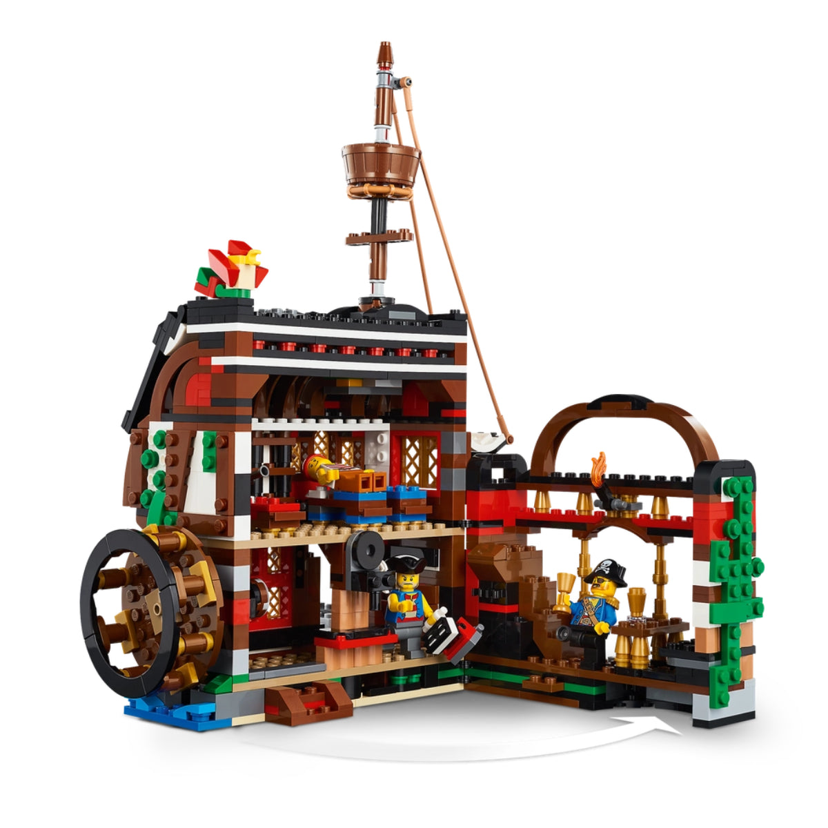 LEGO Creator 3-in-1 Pirate Ship Building Toy Set (1260-Pieces)
