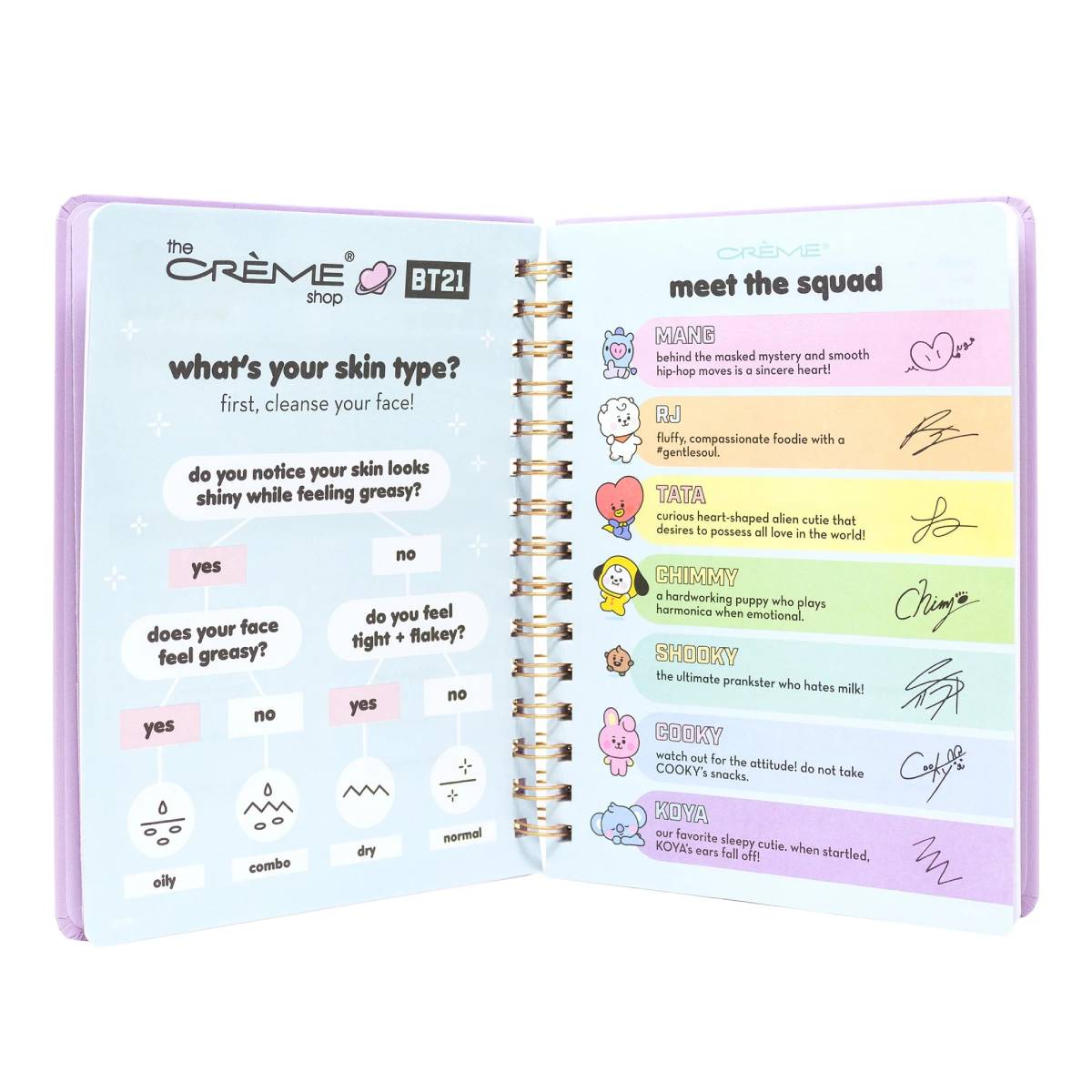 The Creme Shop BT21 Baby Skincare Diary