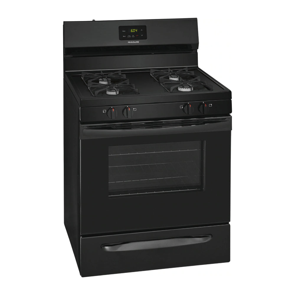 Frigidaire FCRG3015AB 5 cu. ft. Freestanding Gas Range 4 Sealed Burners - Black