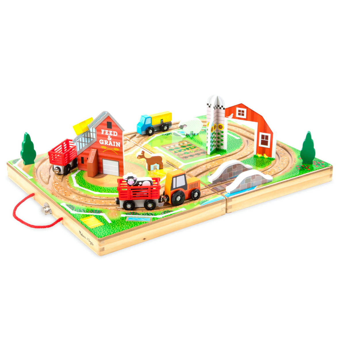 Melissa and Doug Take-Along Farm (17 Pieces)