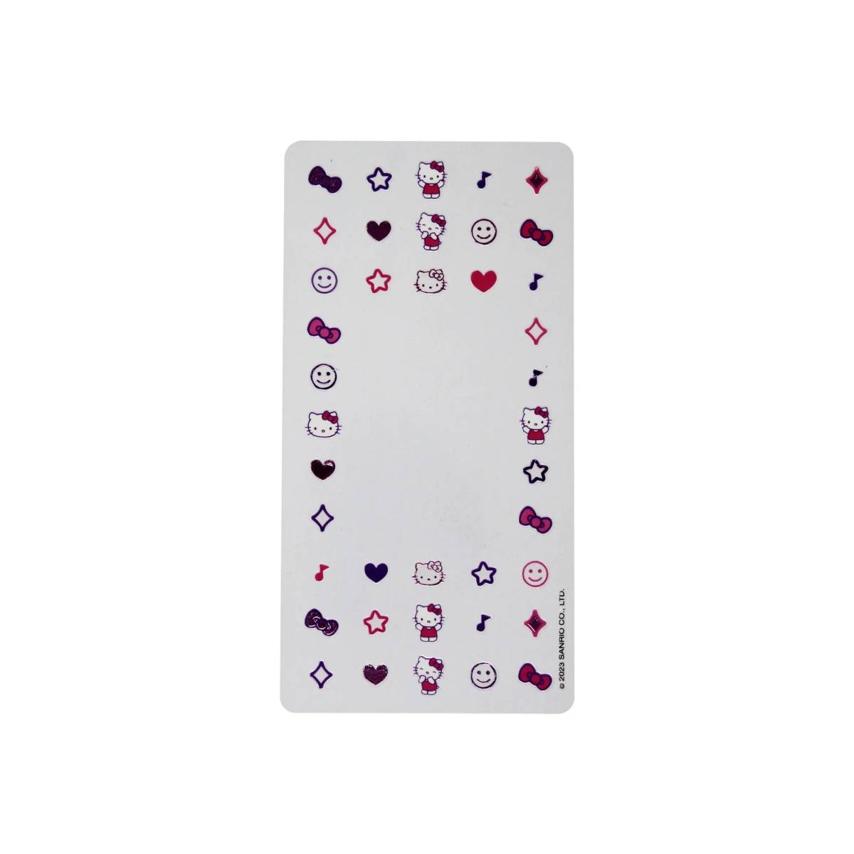 The Creme Shop X Sanrio X Hello Kitty 50 Nail Decals with Clear Polish