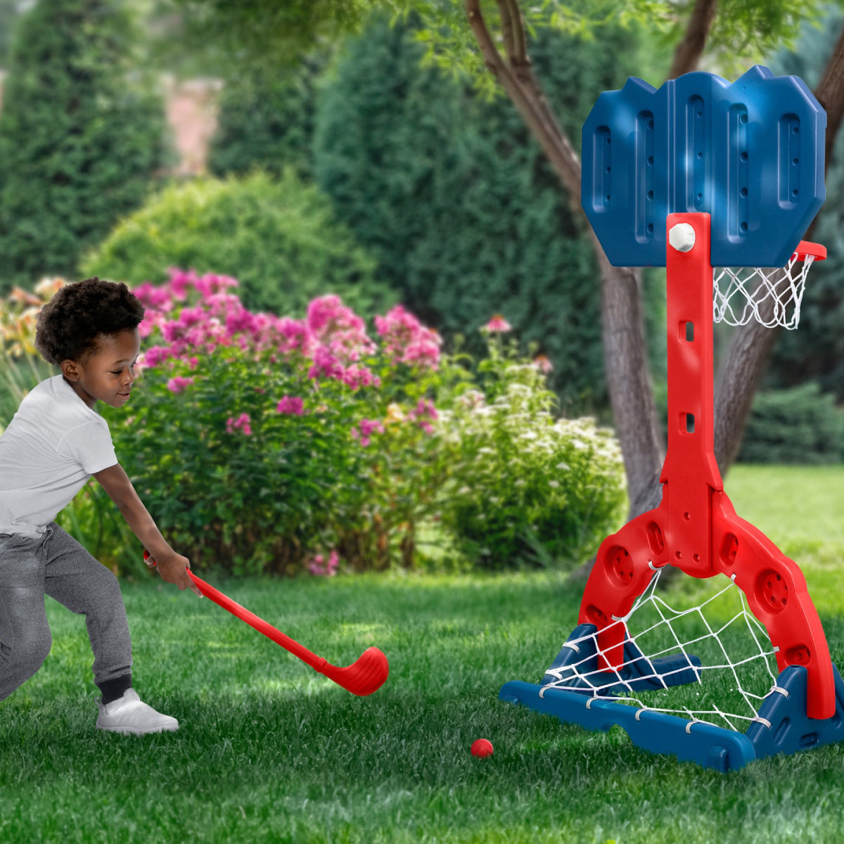 Delta Children Spider-Man 4-in-1 Sport Center Toy - Red/Blue