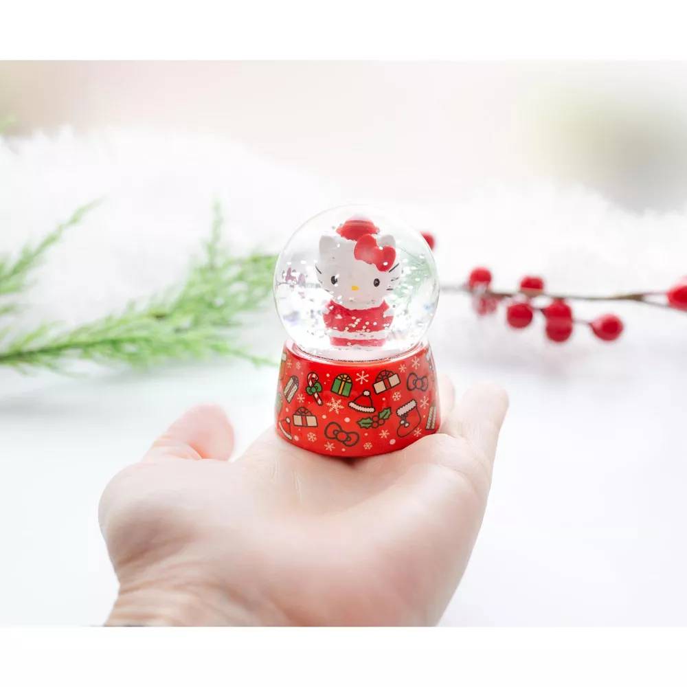 Sanrio Hello Kitty 2.5" Mini Snow Globe - Red/White