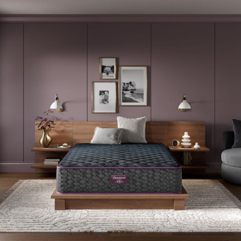 Beautyrest World Class 14.25" Extra Firm California King Size Mattress - Gray/Blue