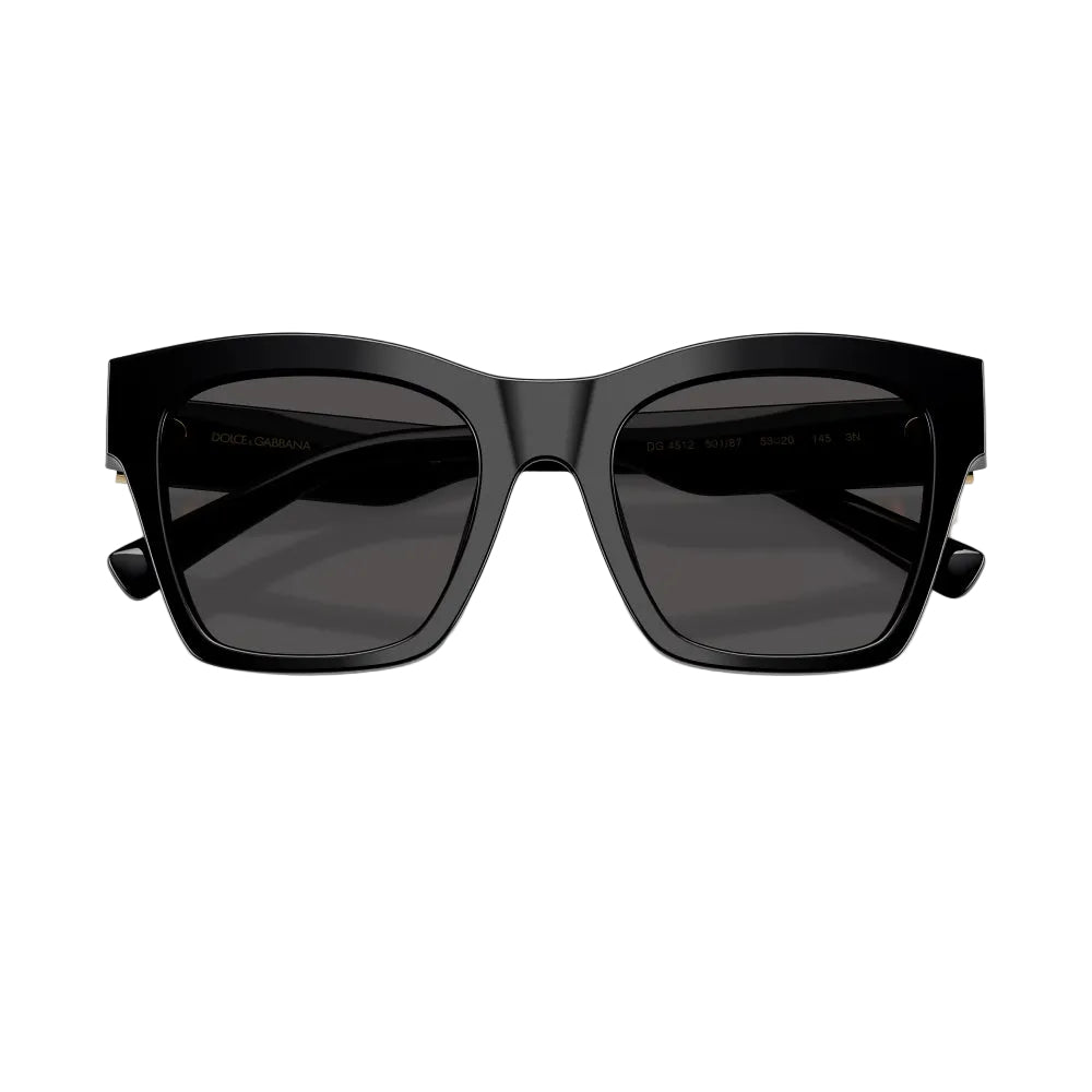 Dolce & Gabbana DG4512 Unisex Square Solid Color Sunglasses