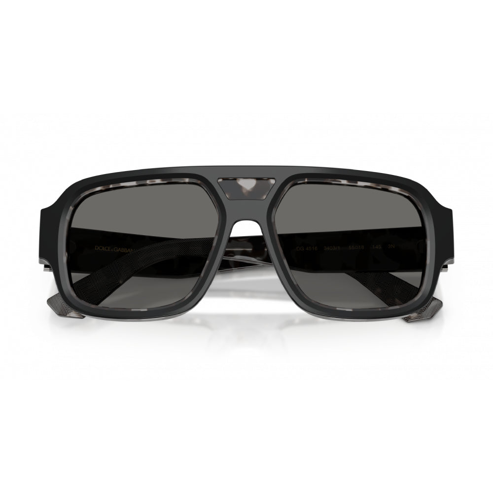 Dolce & Gabbana DG4516 Men's Square Solid Color Sunglasses