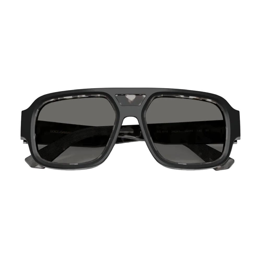 Dolce & Gabbana DG4516 Men's Square Solid Color Sunglasses