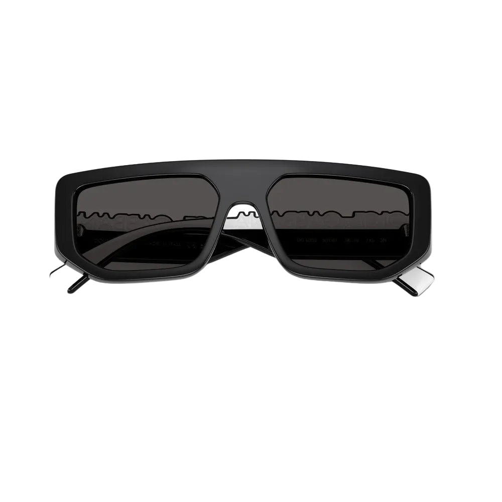 Dolce & Gabbana DG6203 Unisex Rectangle Solid Color Sunglasses