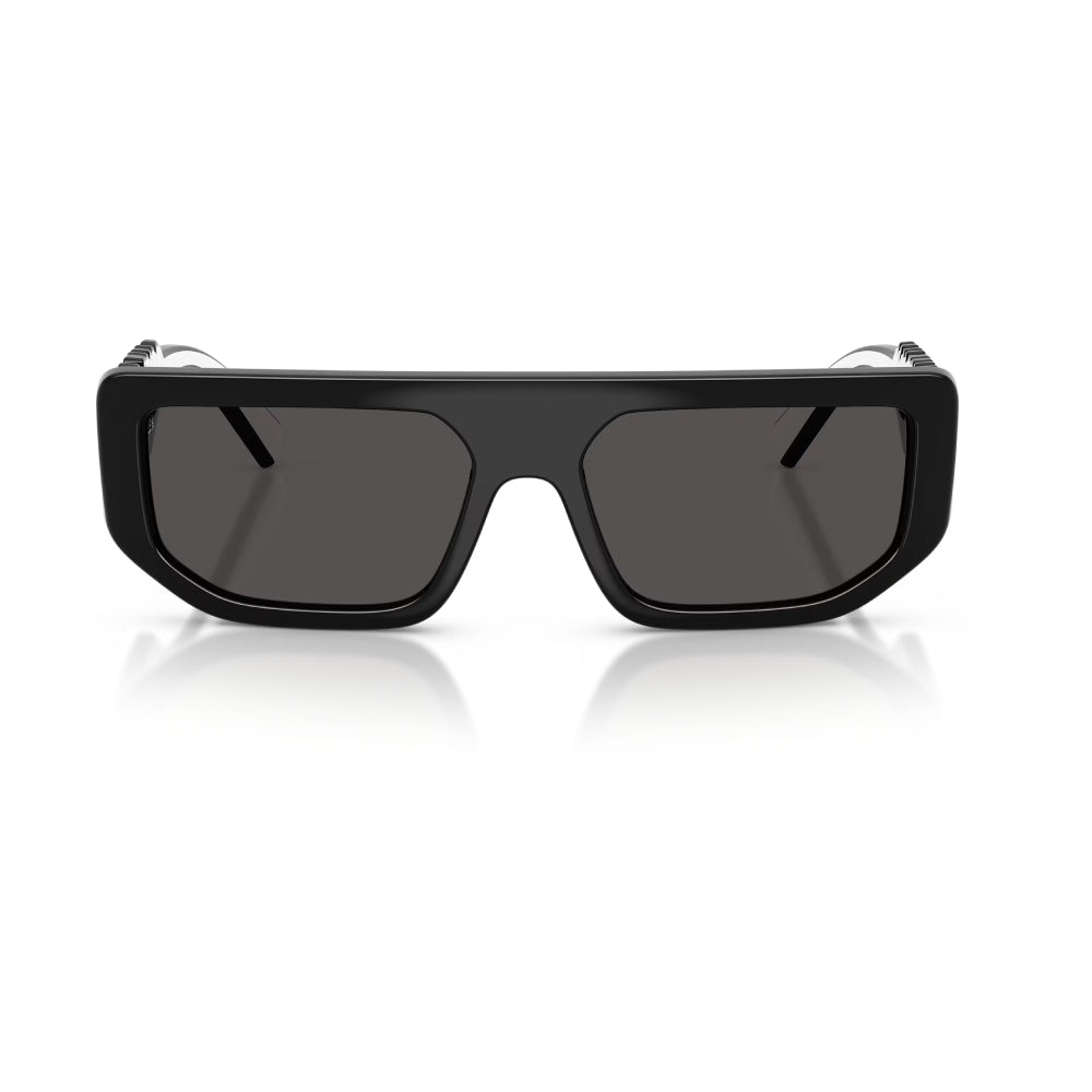 Dolce & Gabbana DG6203 Unisex Rectangle Solid Color Sunglasses