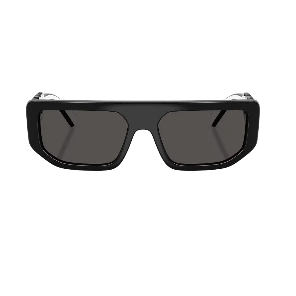 Dolce & Gabbana DG6203 Unisex Rectangle Solid Color Sunglasses
