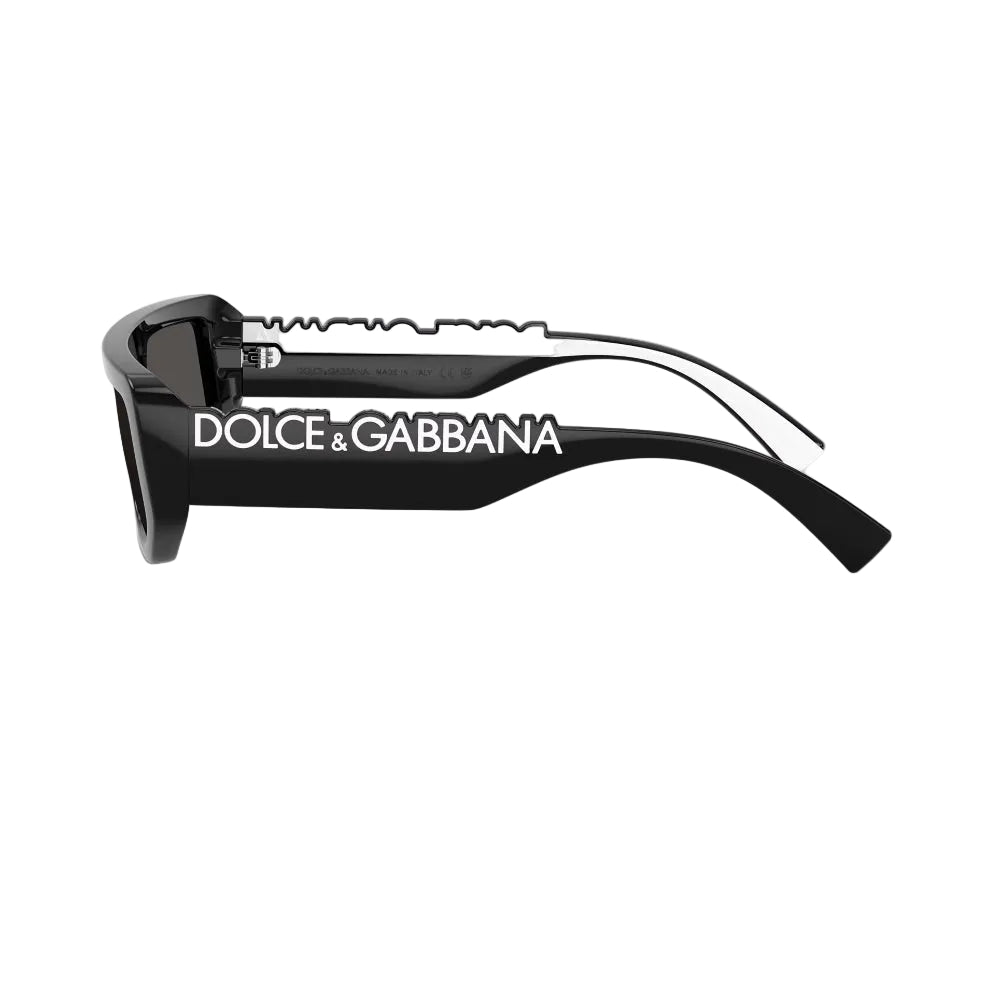 Dolce & Gabbana DG6203 Unisex Rectangle Solid Color Sunglasses