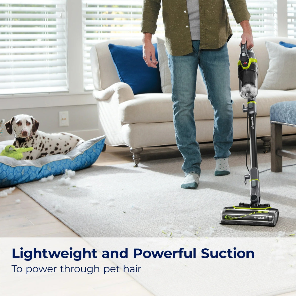 Bissell 3875 Pet Hair Eraser Vacuum Cleaner - Black