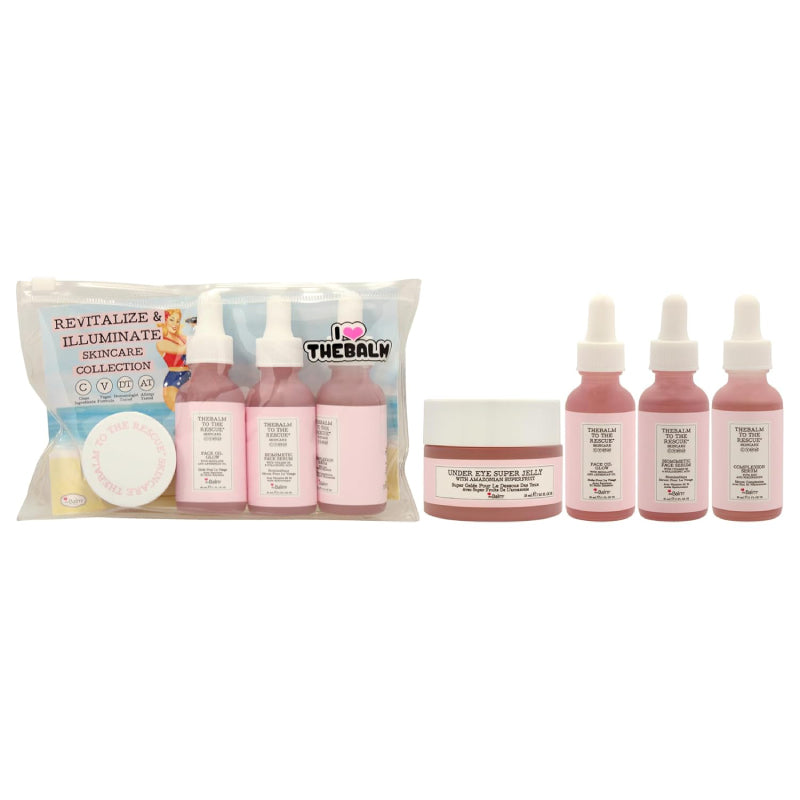 theBalm Revitalize and Illuminate Skincare Collection Kit (4 Piece)