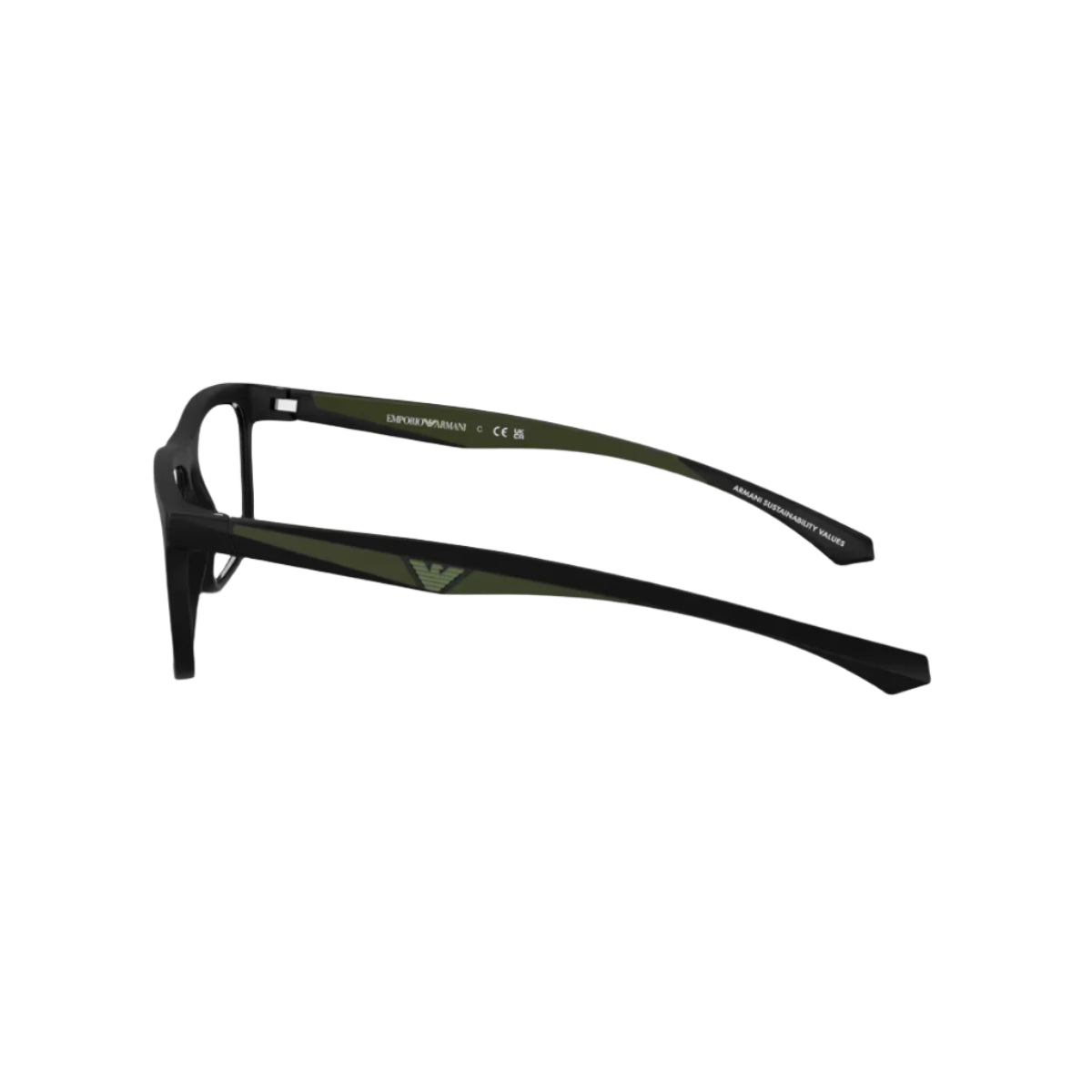 Emporio Armani EA3246 Men's Square Eyeglasses