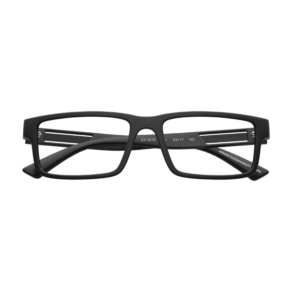 Emporio Armani EA3278 Men’s Rectangle Eyeglasses