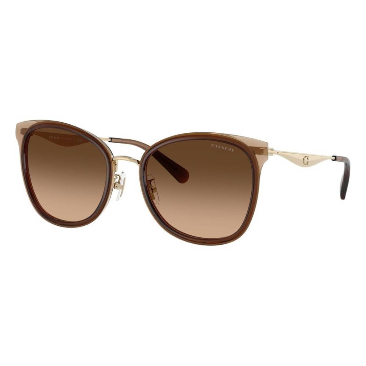 Coach HC7170945374 Women's Square Gradient Sunglasses