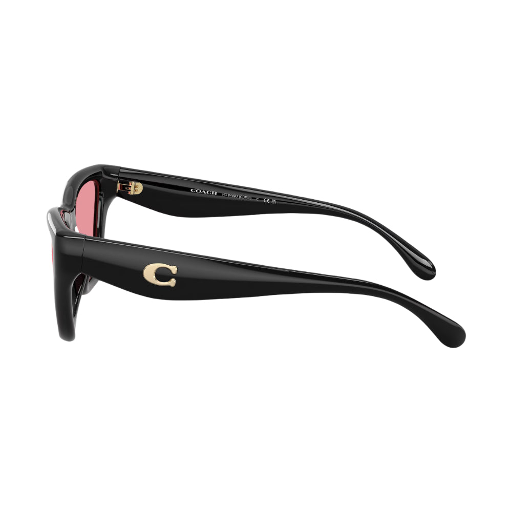 Coach HC8449U Women's Cat Eye Solid Color Sunglasses