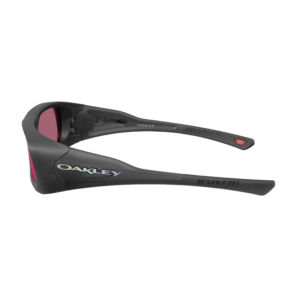 Oakley OO9520 Kylian Mbappe Signature Permian Men's Rectangle Prizm Sunglasses