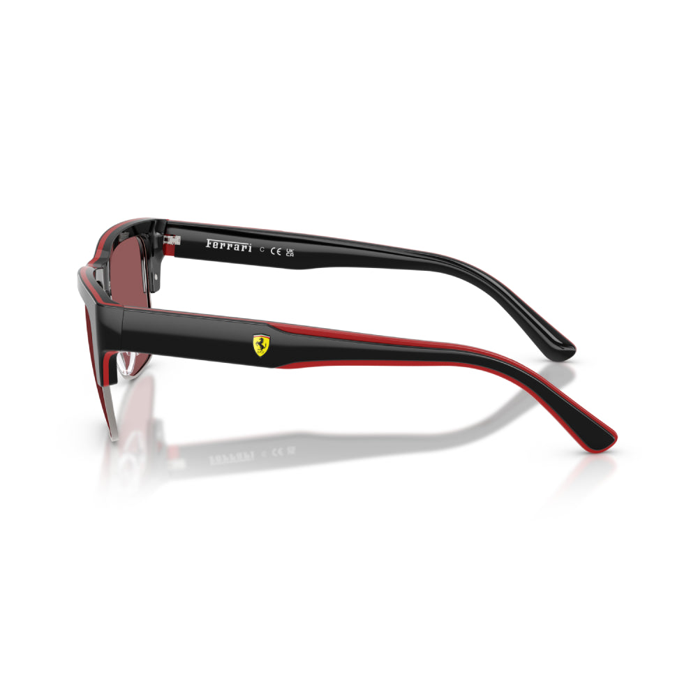 Scuderia Ferrari FZ6026 Men's Square Solid Color Sunglasses