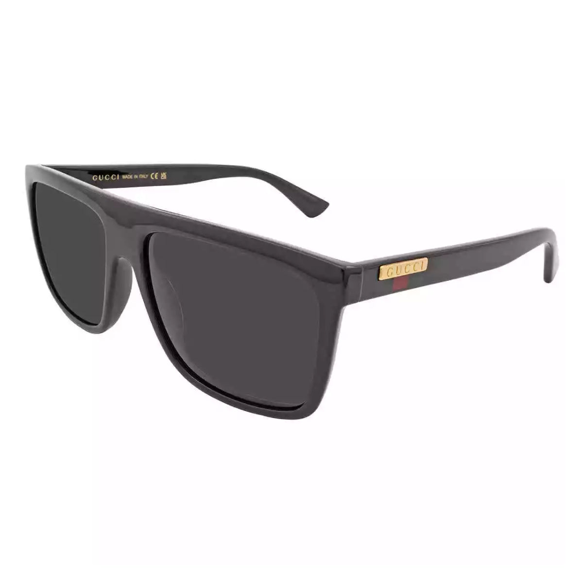 Gucci GG0748S Men's Rectangular Solid Color Sunglasses