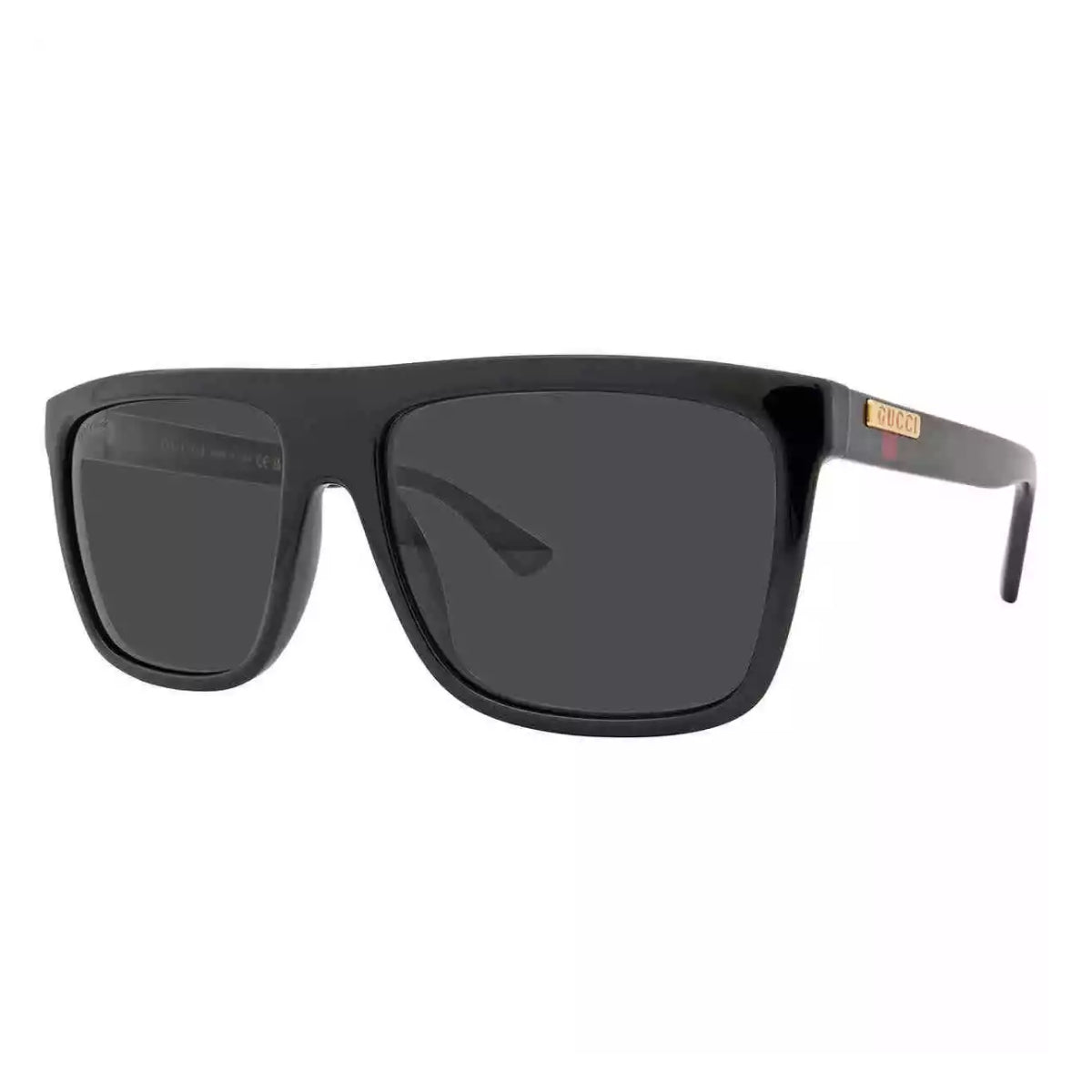 Gucci GG0748S Men's Rectangular Solid Color Sunglasses