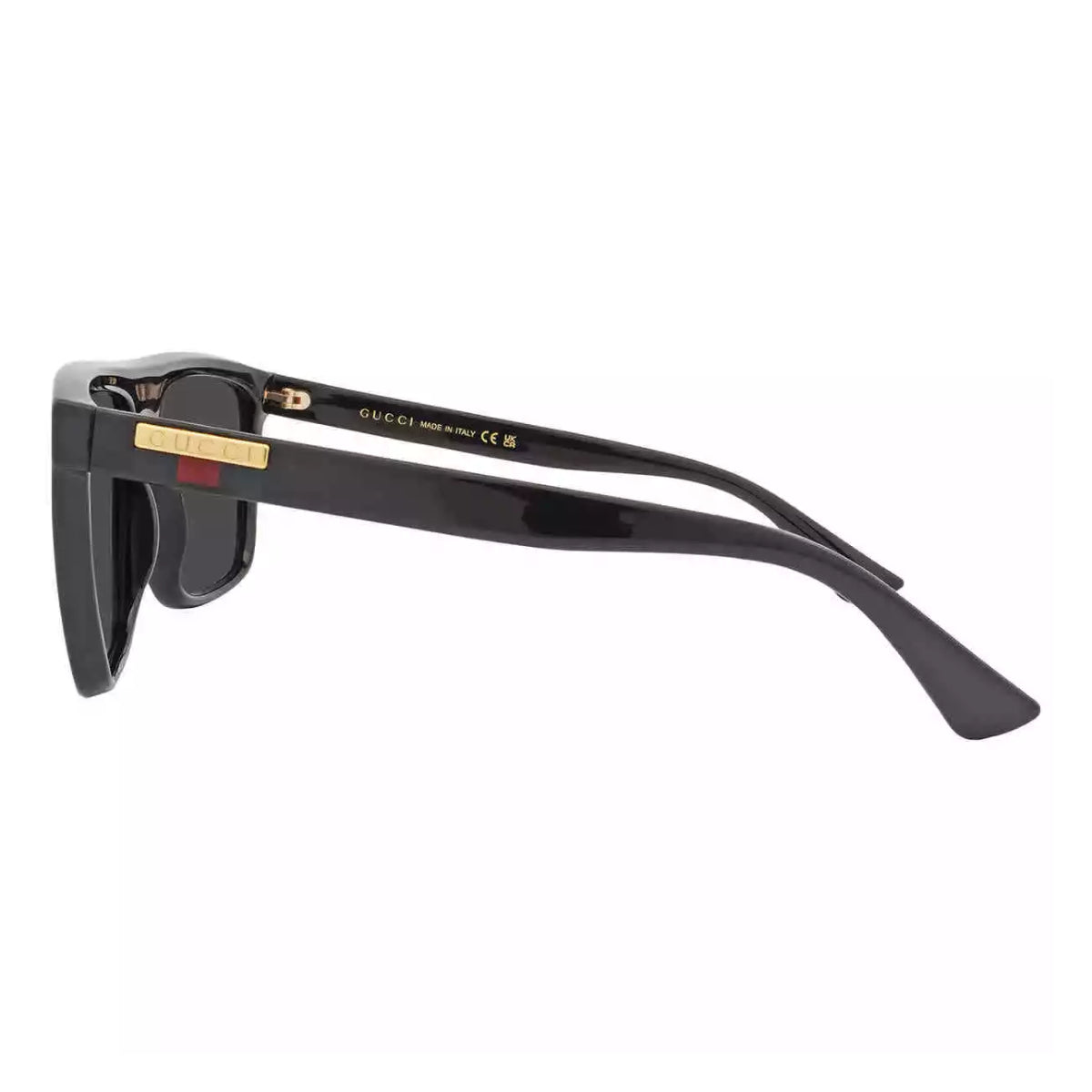 Gucci GG0748S Men's Rectangular Solid Color Sunglasses