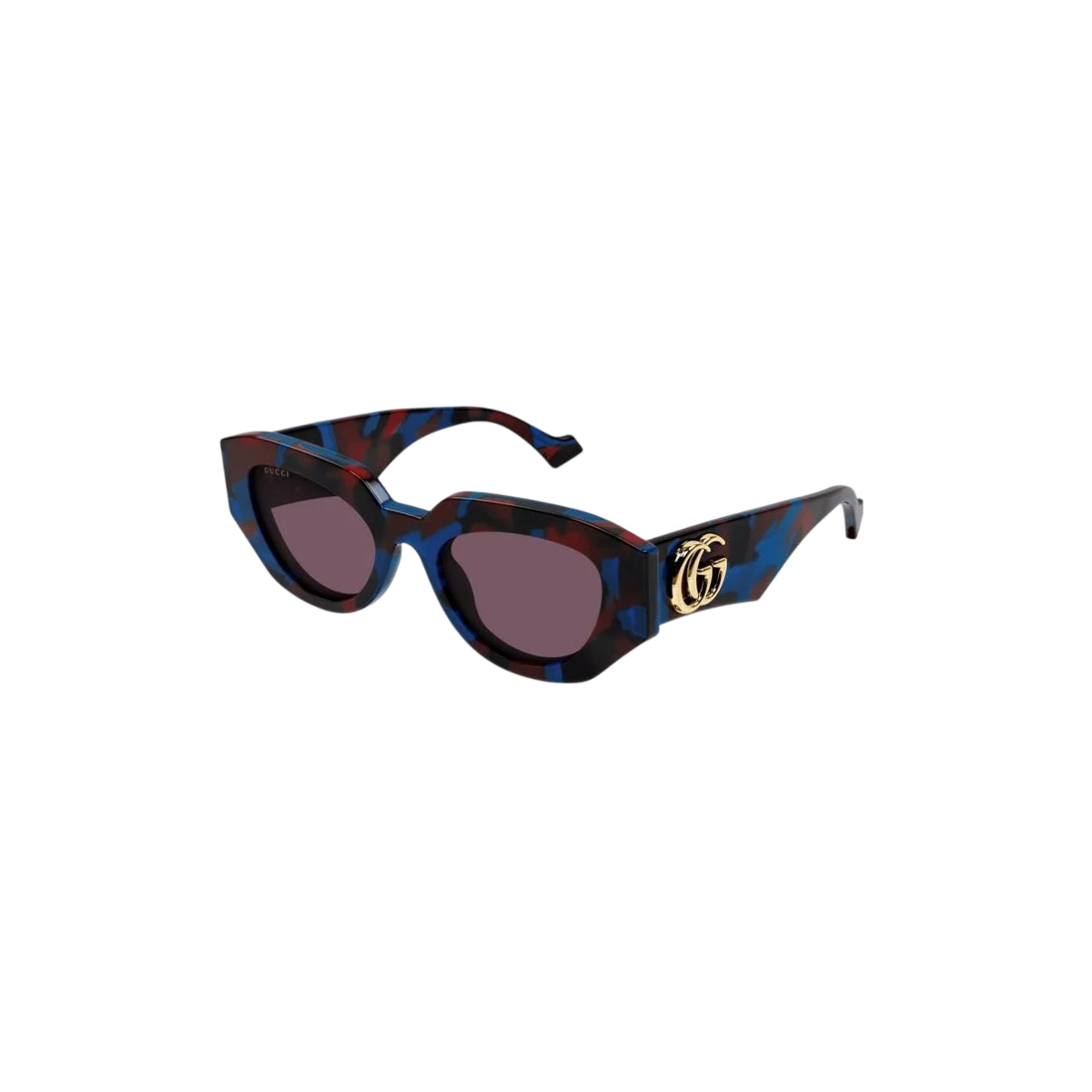 Gucci Women's GG1421 Cat Eye Solid Color Sunglasses