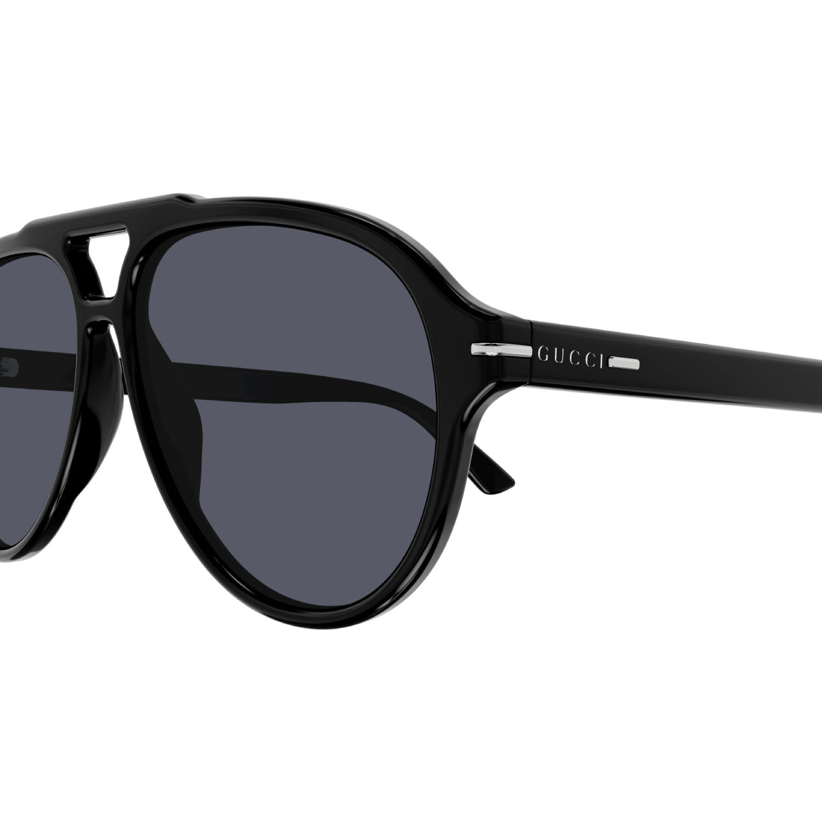 Gucci Lettering GG1443S Men's Pilot Sunglasses