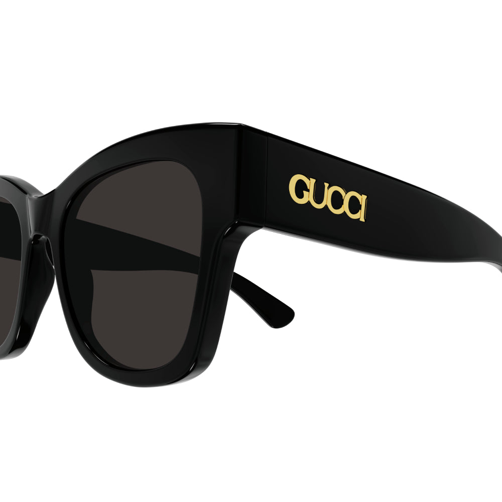 Gucci GG1789S Women's Butterfly Solid Color Sunglasses