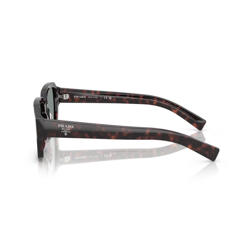 Prada PR 02ZSF Men's Square Solid Color Sunglasses