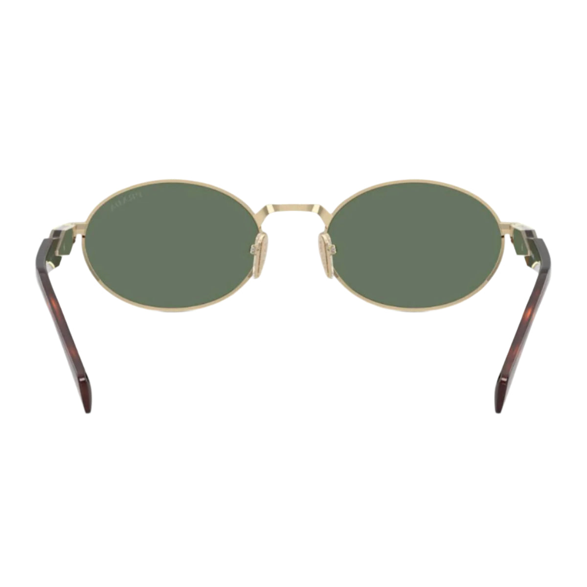 Prada PR 65ZSZVN70 Women's Oval Solid Color Sunglasses
