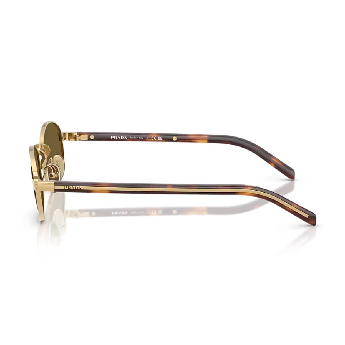 Prada PR B53S Women's Oval Solid Color Sunglasses