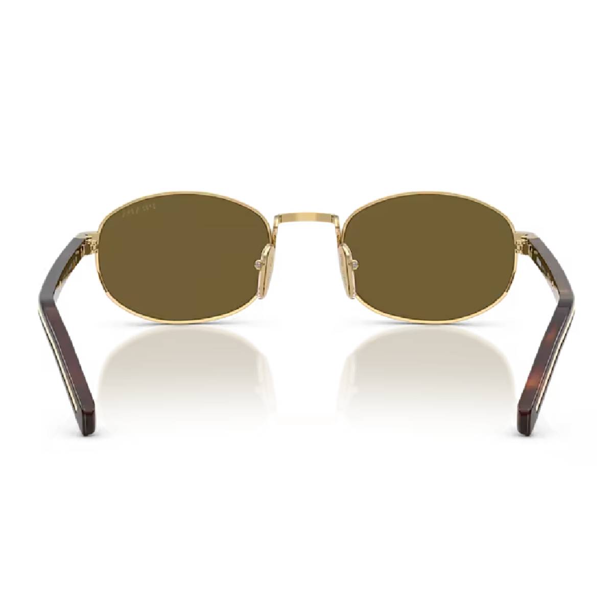 Prada PR B53S Women's Oval Solid Color Sunglasses