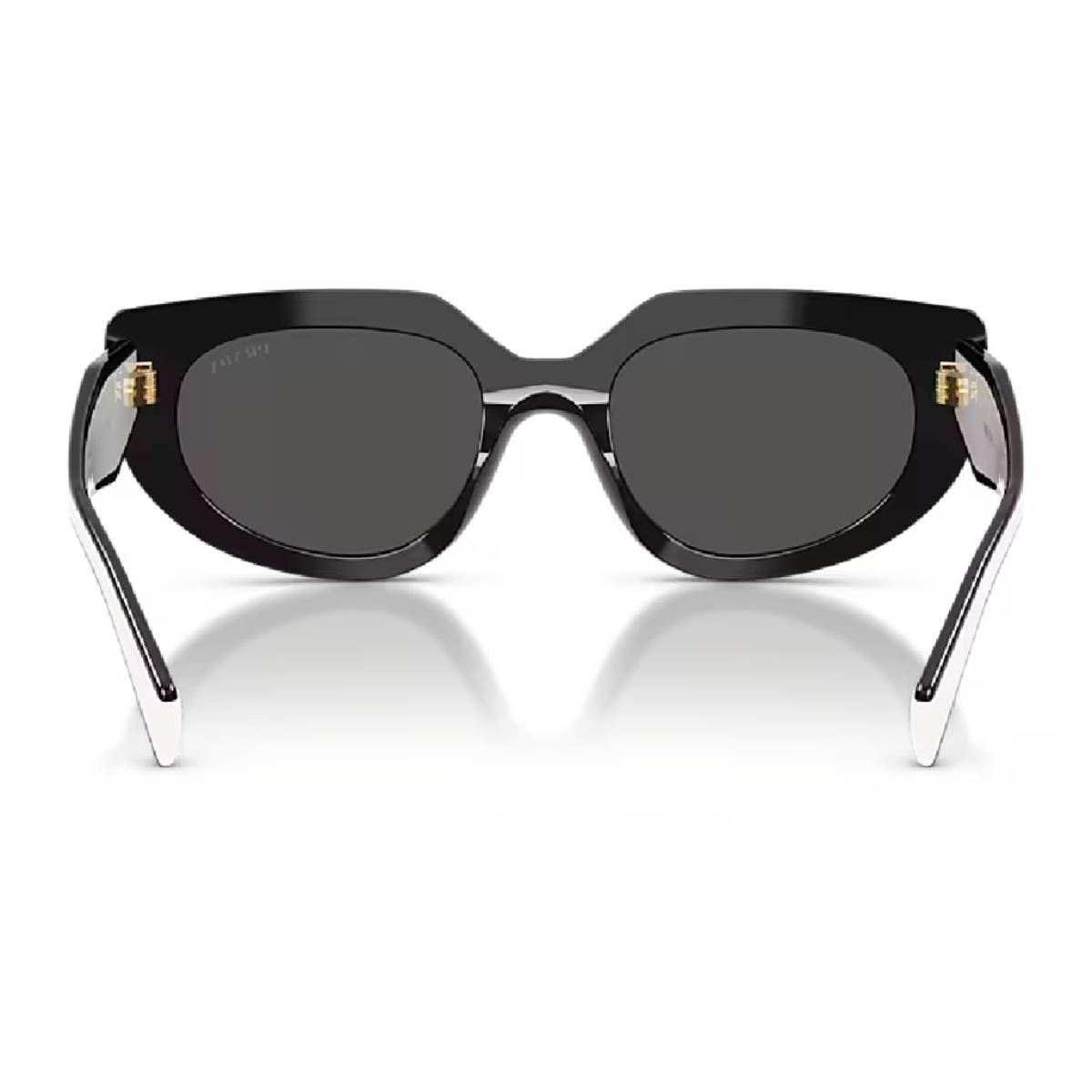 Prada PR D02S Women's Oval Solid Color Sunglasses