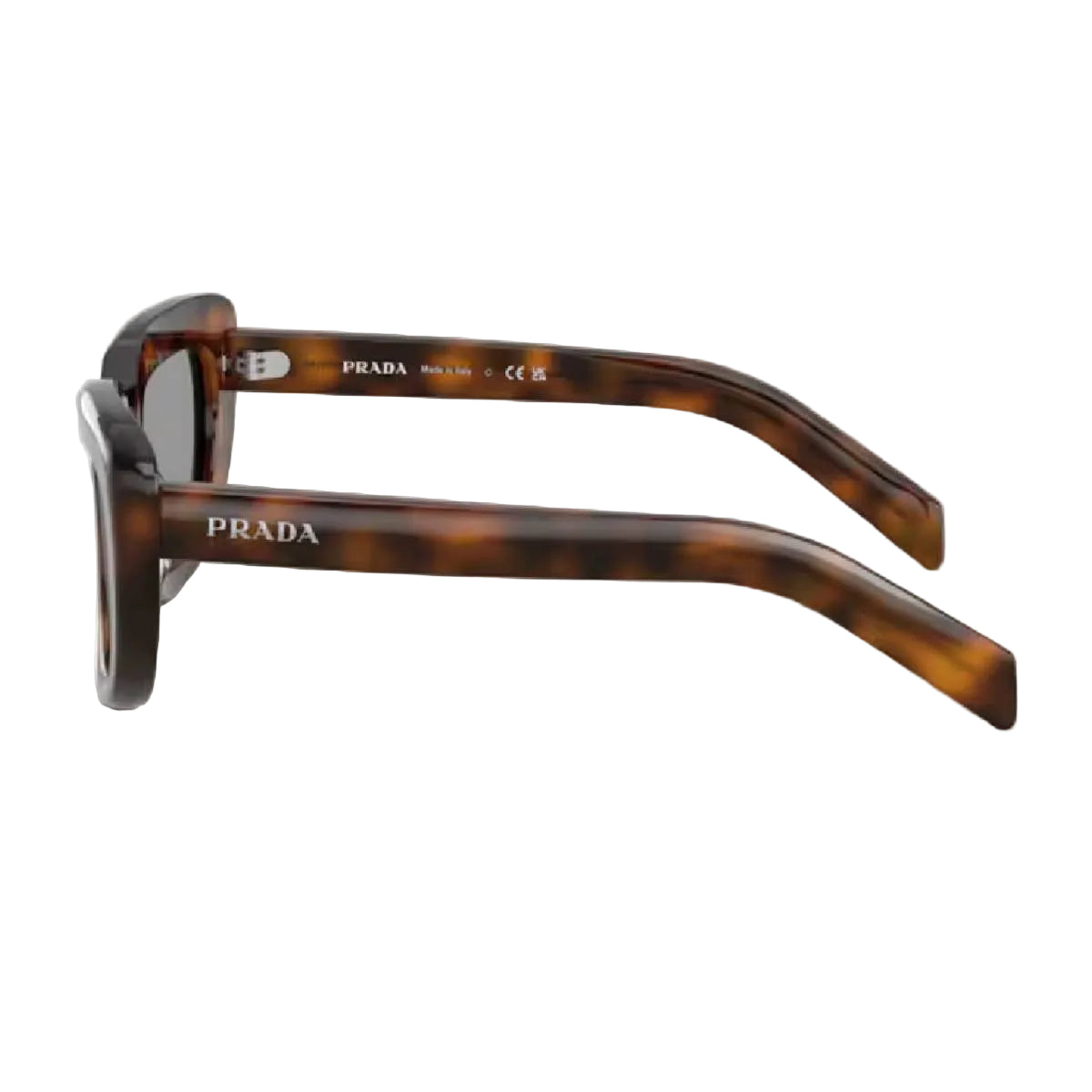 Prada PR D07S Women's Rectangular Solid Color Sunglasses