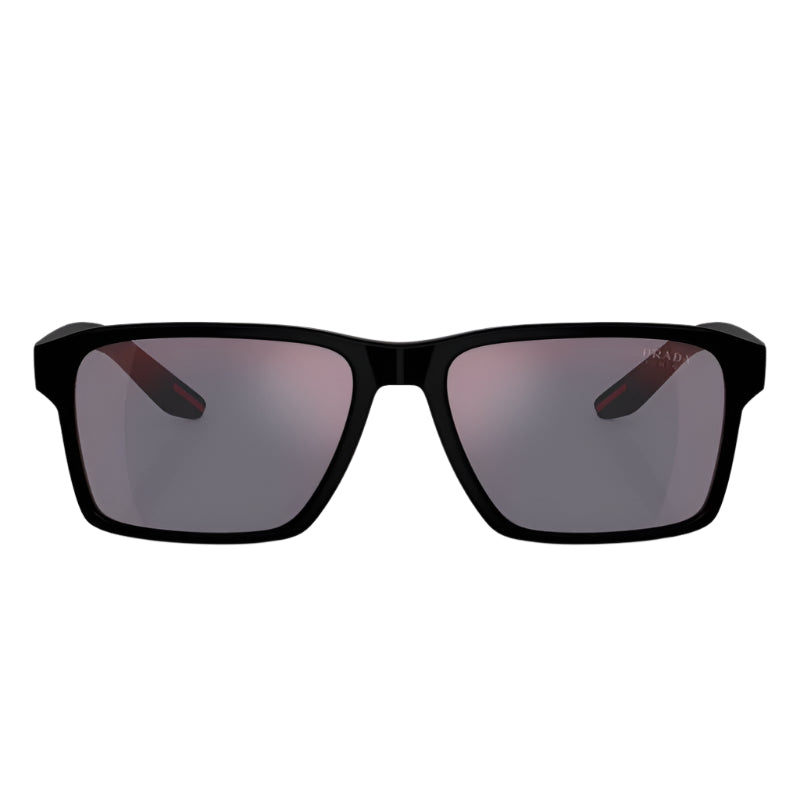 Prada Linea Rossa PS 05YS1BO10 Men's Rectangular Mirrored Sunglasses