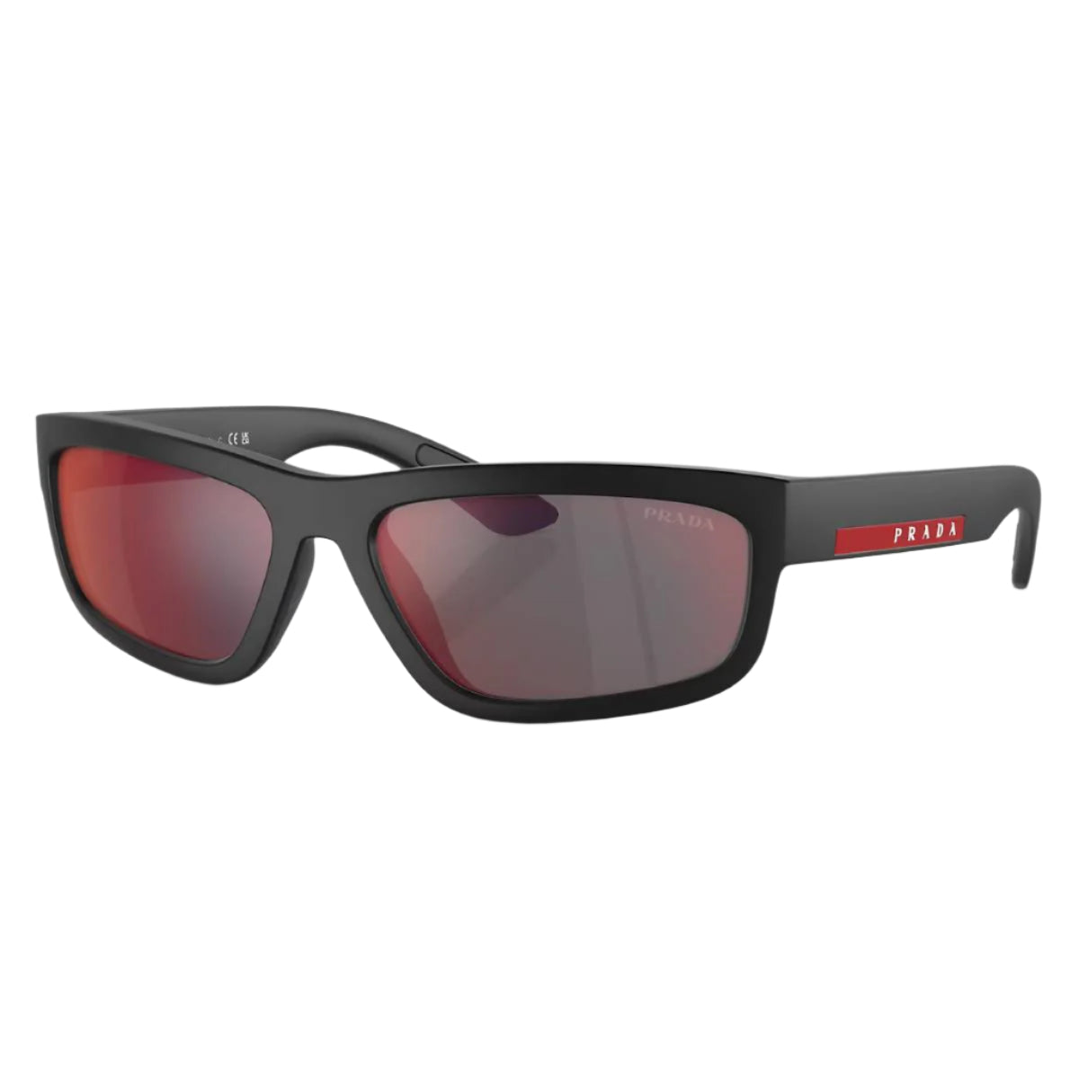 Prada Linea Rossa PS 05ZSDG008 Men's Rectangular Mirrored Sunglasses