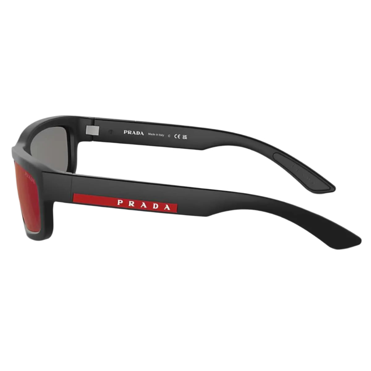 Prada Linea Rossa PS 05ZSDG008 Men's Rectangular Mirrored Sunglasses