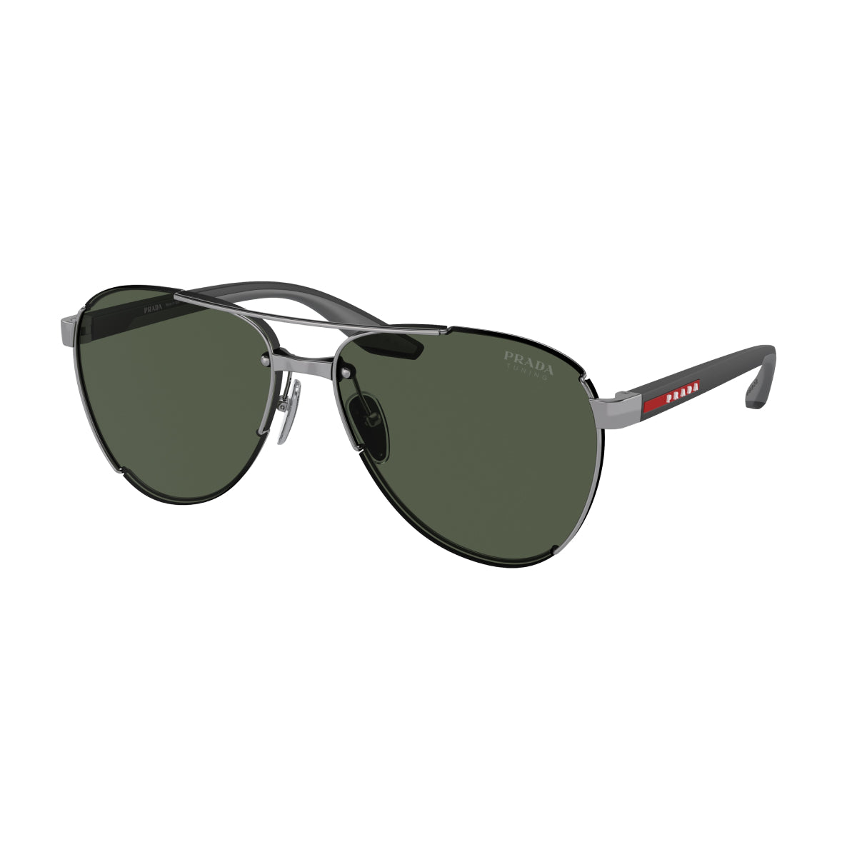 Prada Linea Rossa PS 51YS5AV50 Men's Pilot Solid Color Sunglasses