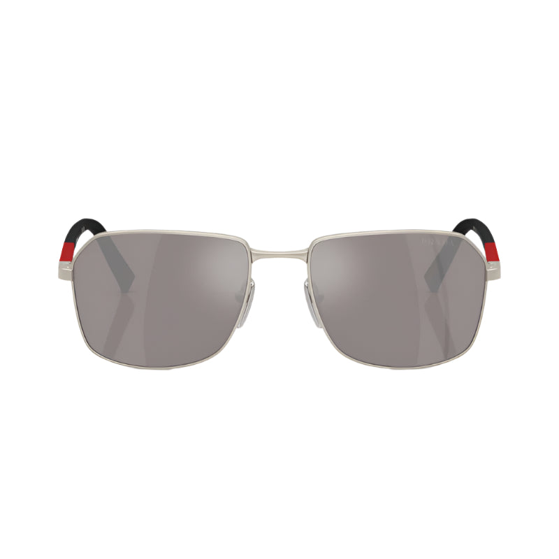 Prada Linea Rossa PS A51 Men's Rectangular Mirrored Sunglasses
