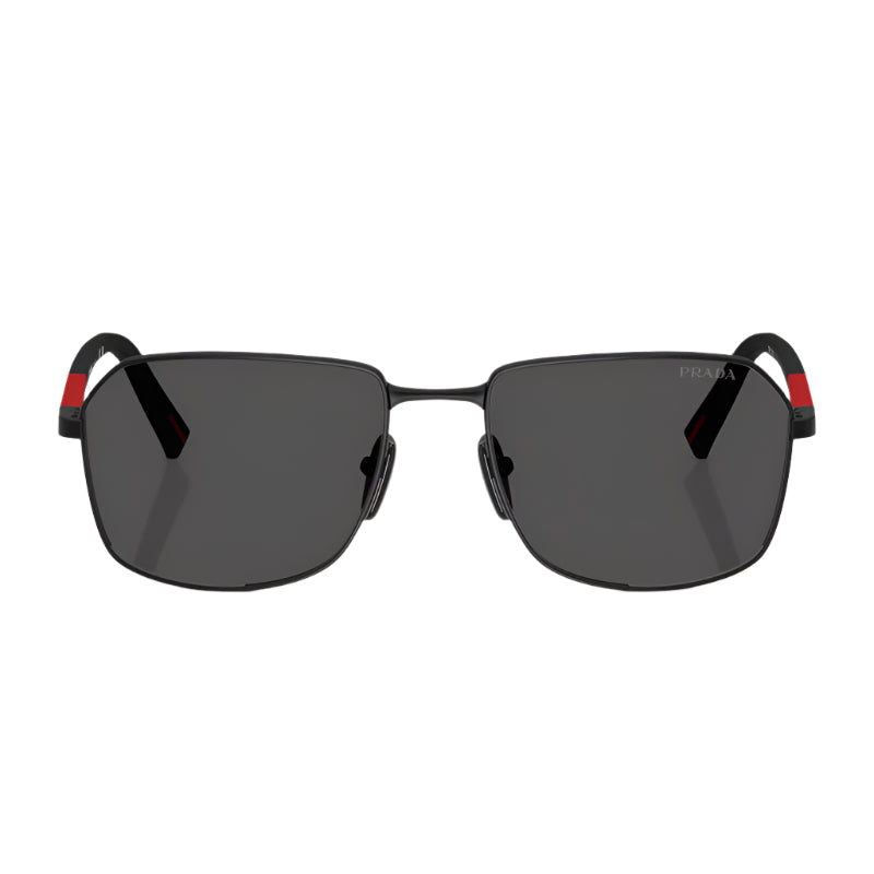 Prada Linea Rossa PS A51S1BO06 Men's Rectangular Solid Color Sunglasses